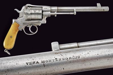 Revolver Montenegrino a Percussione Centrale