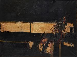 Bucranio (Natura morta con paesaggio)