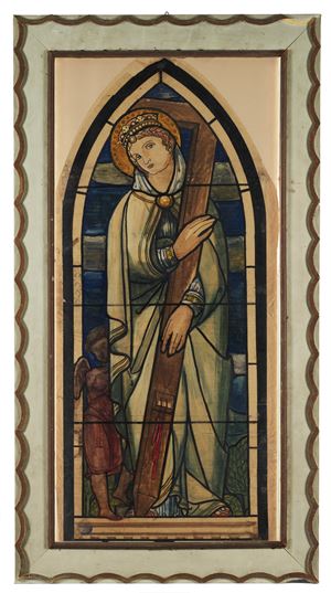 Chini Galileo - Project for stained glass window (Church in Borgo San Lorenzo, Mugello)