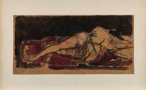 Mattioli Carlo - Donna coricata