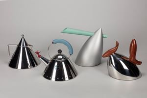 Gehry Frank, Graves Michael, Starck Philippe, Rossi Aldo - Serie di quattro bollitori