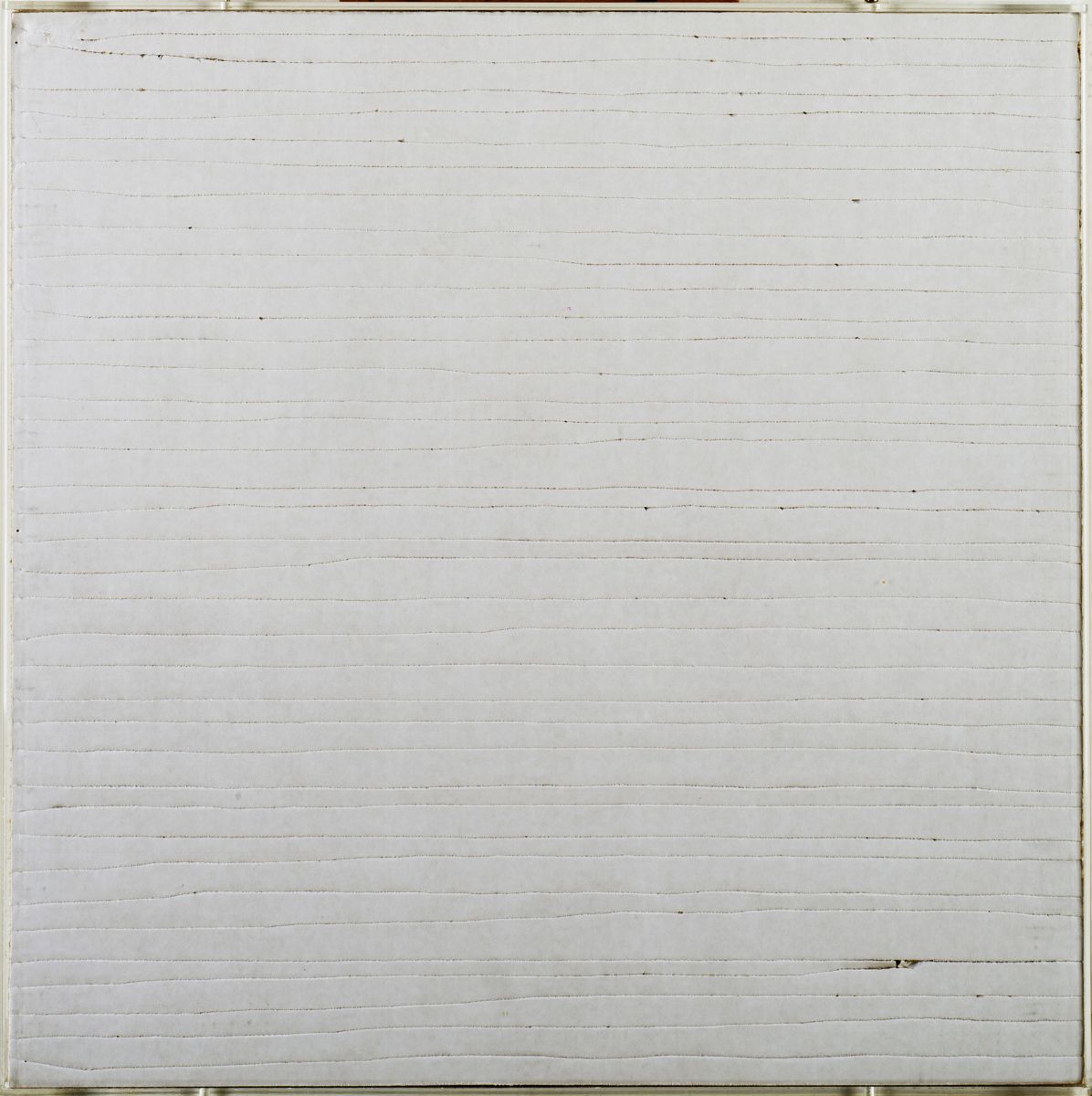 Paolo Masi - Cart. II, 1975 - Tecnica mista su cartone rigato