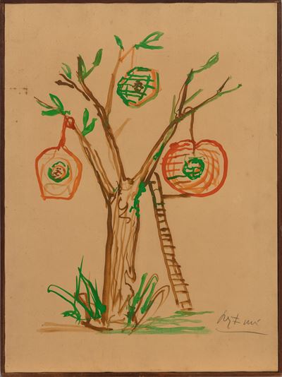 Albero, Frutti e Scala