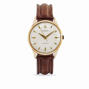 A 18K yellow gold wristwatch, Rolex Precision, circa 1960