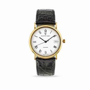 A 18K yellow gold wristwatch, Girard Perregaux