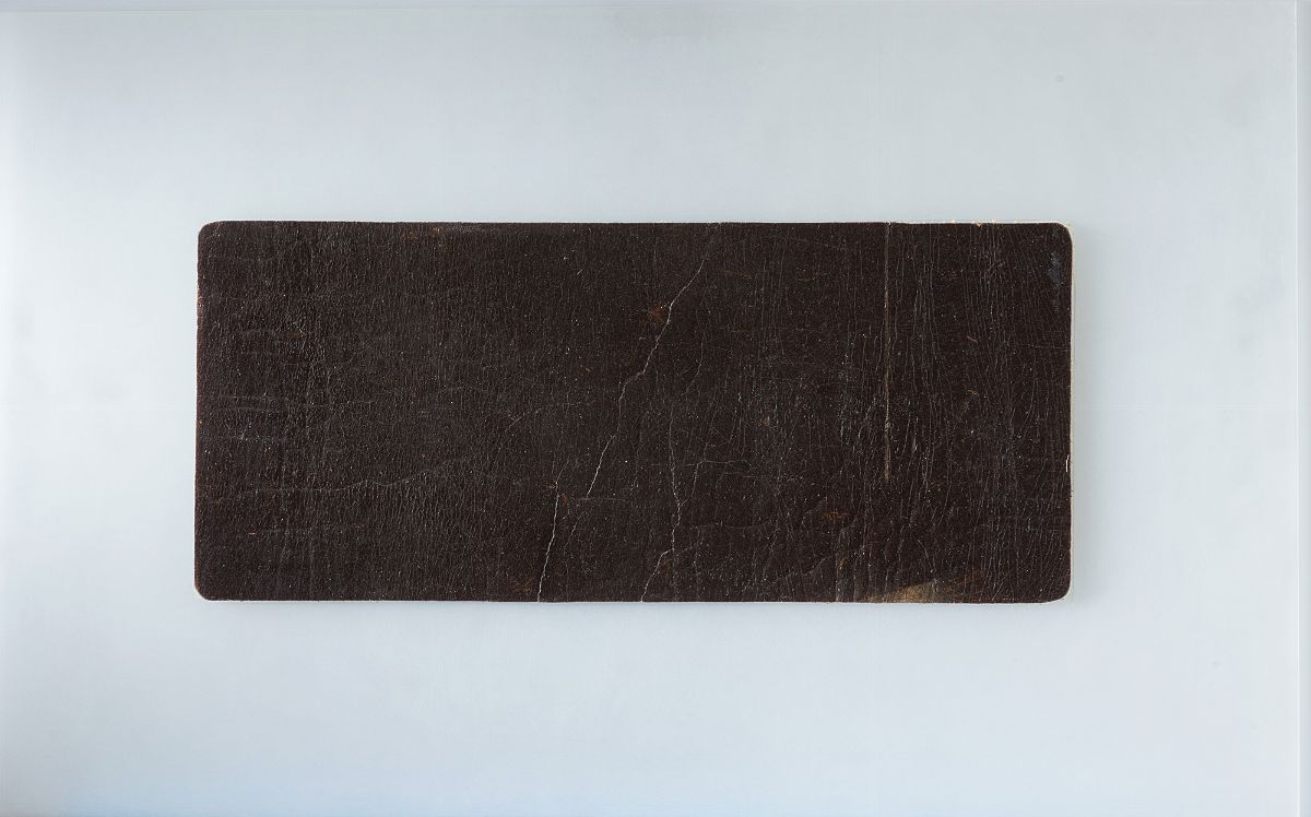 Elio Marchegiani - Resto di gomma (1971) - Caucciù su plexiglass