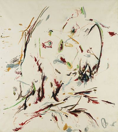 Testa, 1982 - Gesso e smalto su carta foderata