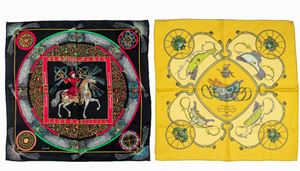 Lotto di due foulard