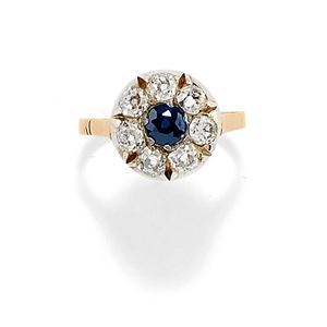 Anello in oro bicolore 18K