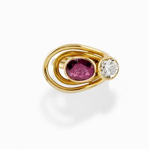 Anello in oro giallo 18K