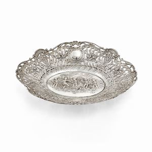 Cestino in argento 925