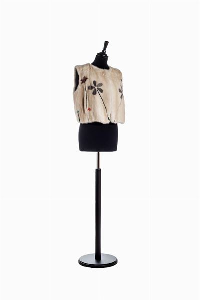 Gilet di Pelliccia di Visone