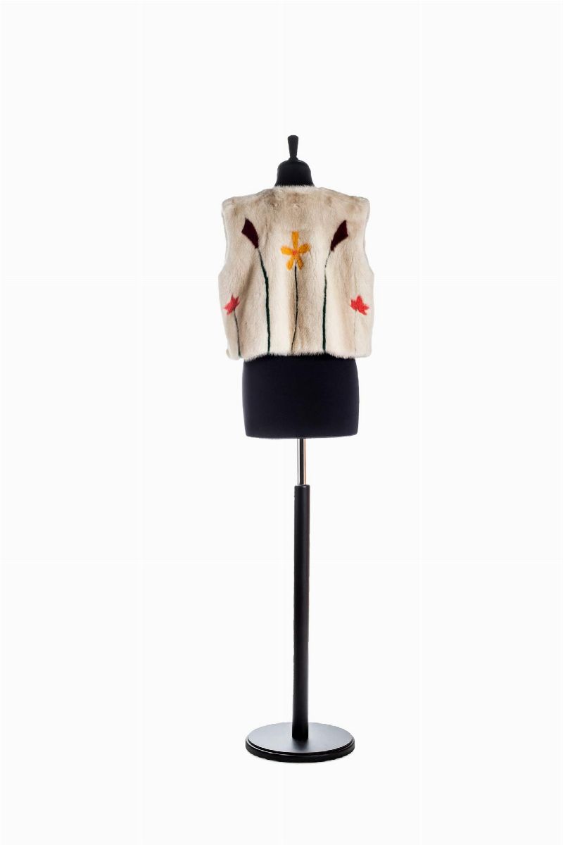 Elena Milano - Gilet di Pelliccia di Visone