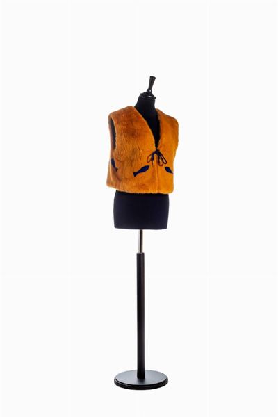 Gilet di Pelliccia di Visone