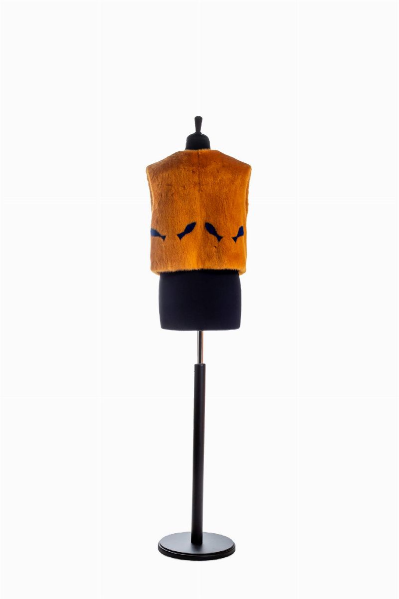 Elena Milano - Gilet di Pelliccia di Visone