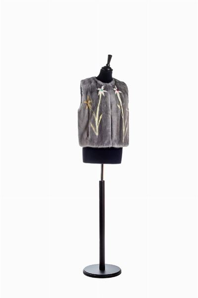 Gilet di Pelliccia di Visone