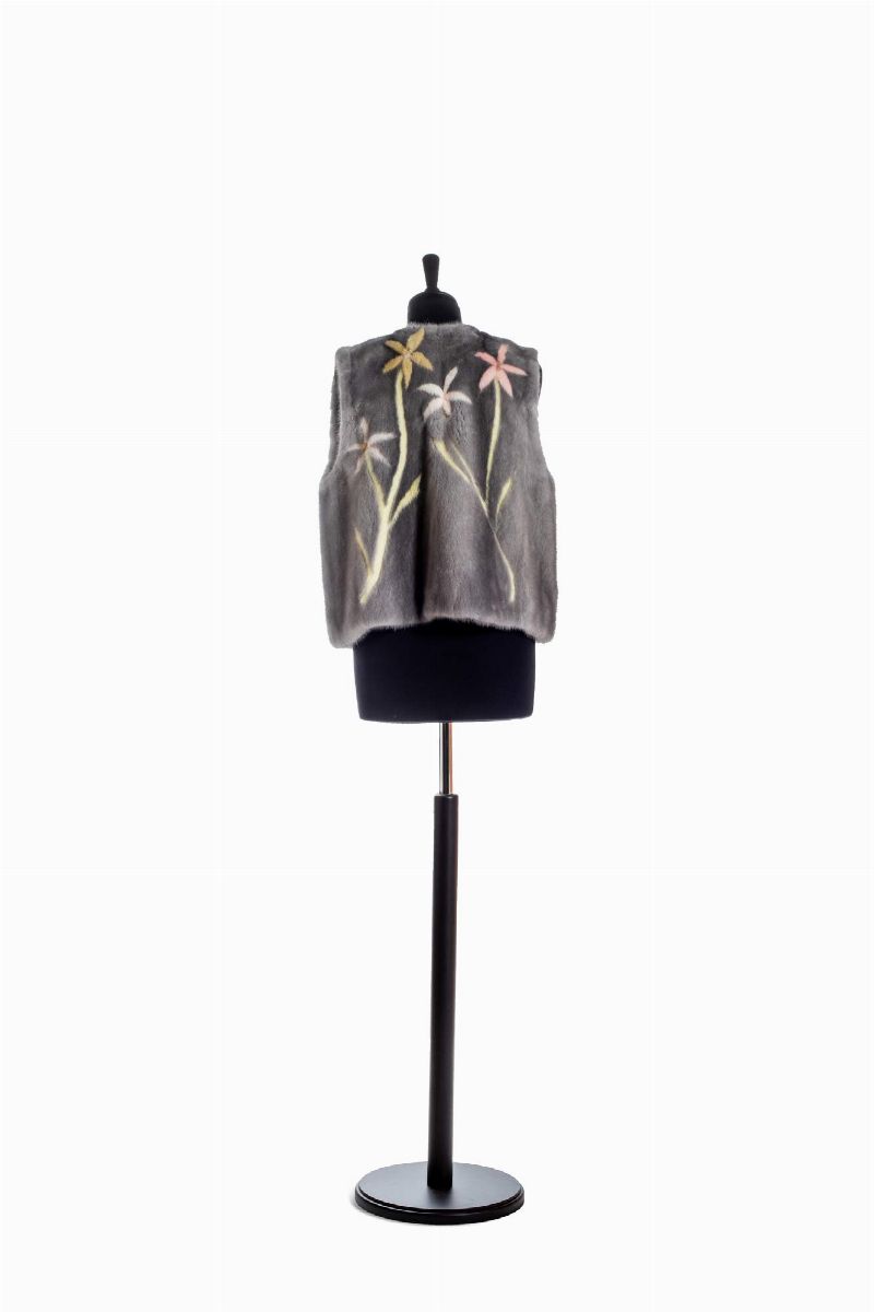 Elena Milano - Gilet di Pelliccia di Visone