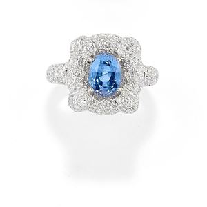 Anello in oro bianco 18K