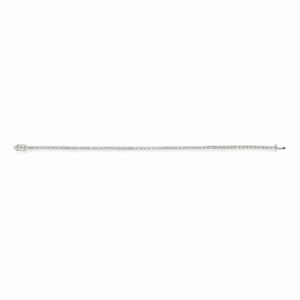 Bracciale tennis in oro bianco 18K e diamanti taglio brillante ct 3,50