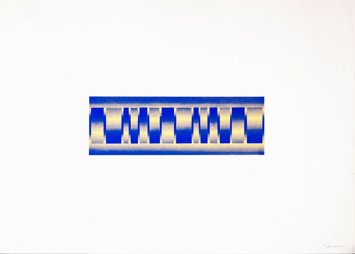 Arcangelo Leonardi - Tre fogli, tre serigrafie a colori, edizioni 8/100, 38/100, 51/100