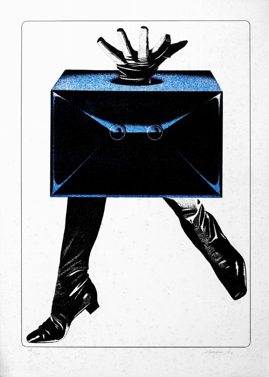 Aa.vv. - Maurice Henry, Composizione, 1973; Umberto Mariani, Scatola magica, 1972