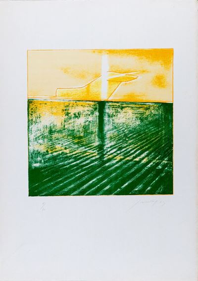 Aeroporto - Litografia a colori, es. 6/80