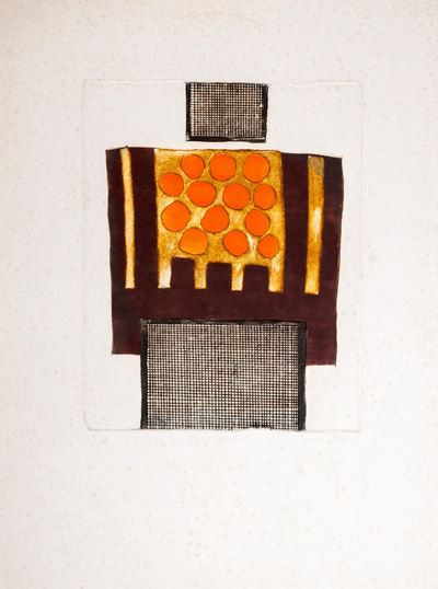 Due fogli di grafica: 'Two squares' e 'Pregression I'