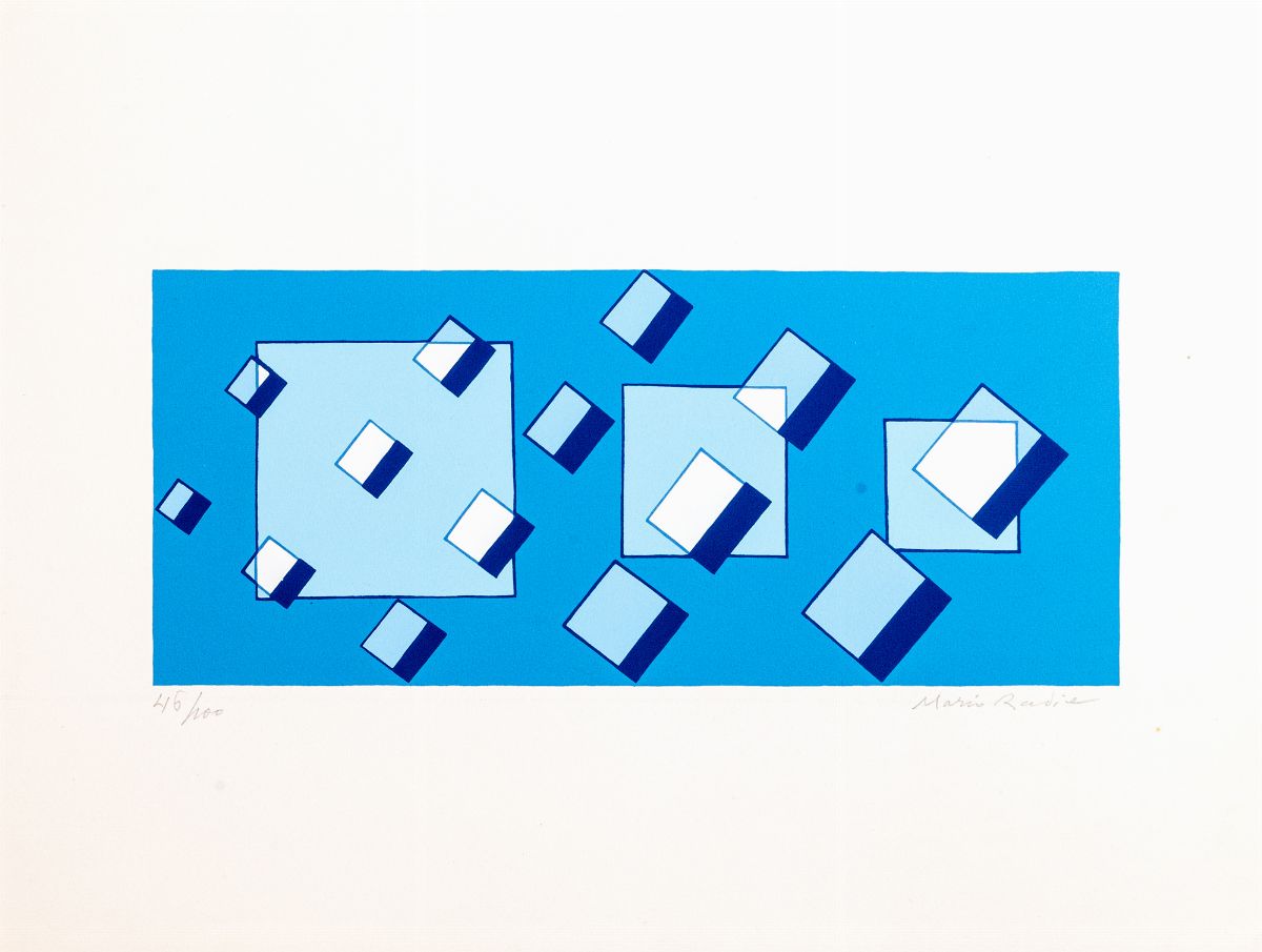 Mario Radice - Due fogli - 2 litografie a colori, ess. 46/100, 59/100