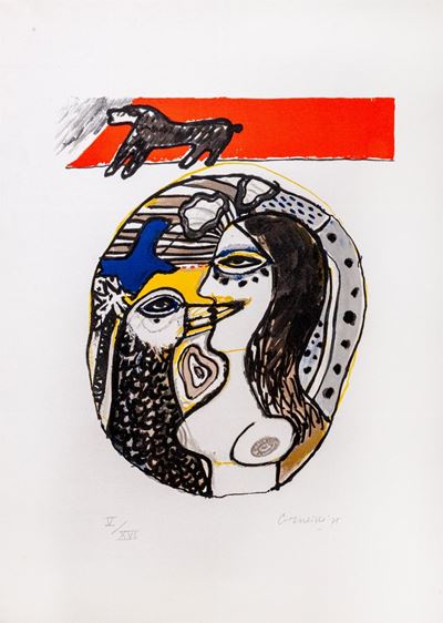 Senza titolo, serigrafia a colori