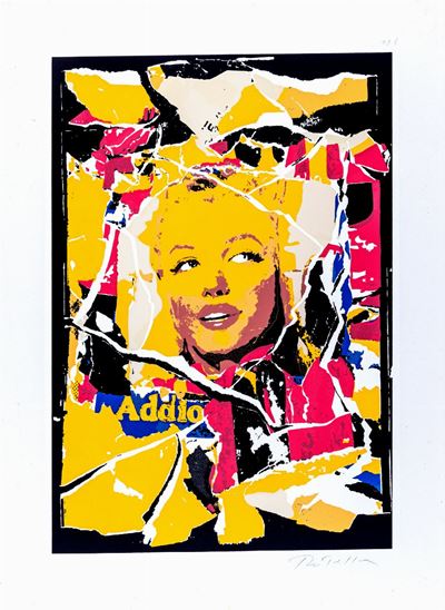 Marilyn, litografia a colori
