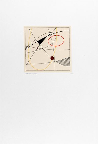 Composizione, litografia a colori, es. 55/100