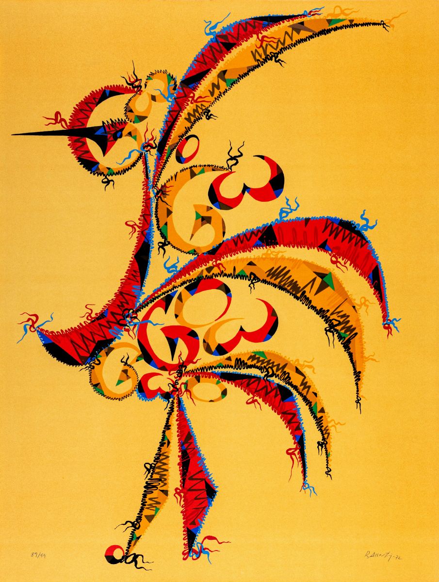 Raphael Alberti - Il lirismo dell'alfabeto - 6 litografie e 4 serigrafie a colori, 1972