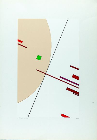 Composizione - Litografia a colori, 1975/'76