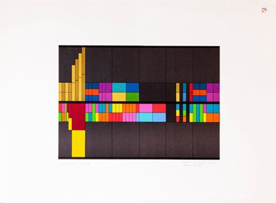 Serenata K135 (serigrafia a colori su cartoncino)