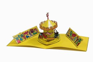 Haring Keith - Luna Luna Karussel, A poetic extravaganza, Pop up 3D (volume included)