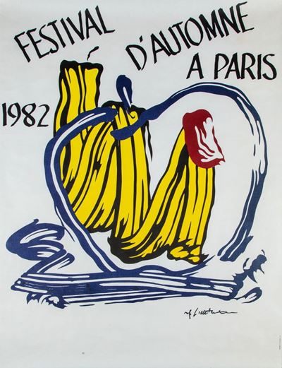 Festival d'Automne a Paris, stampa offset, 1982