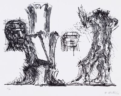 Studio di figure, litografia es. 55/80