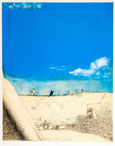 Vista mare, litografia a colori, es. 22/80