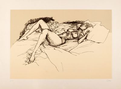 Nudo - acquaforte acquatinta, esemplare P.A.