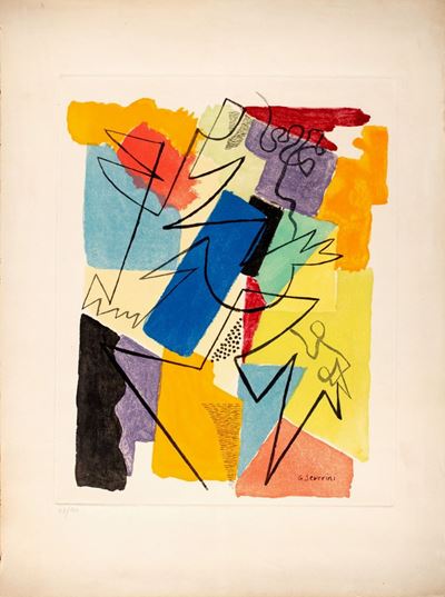 Composizione - acquatinta, es. 47/100