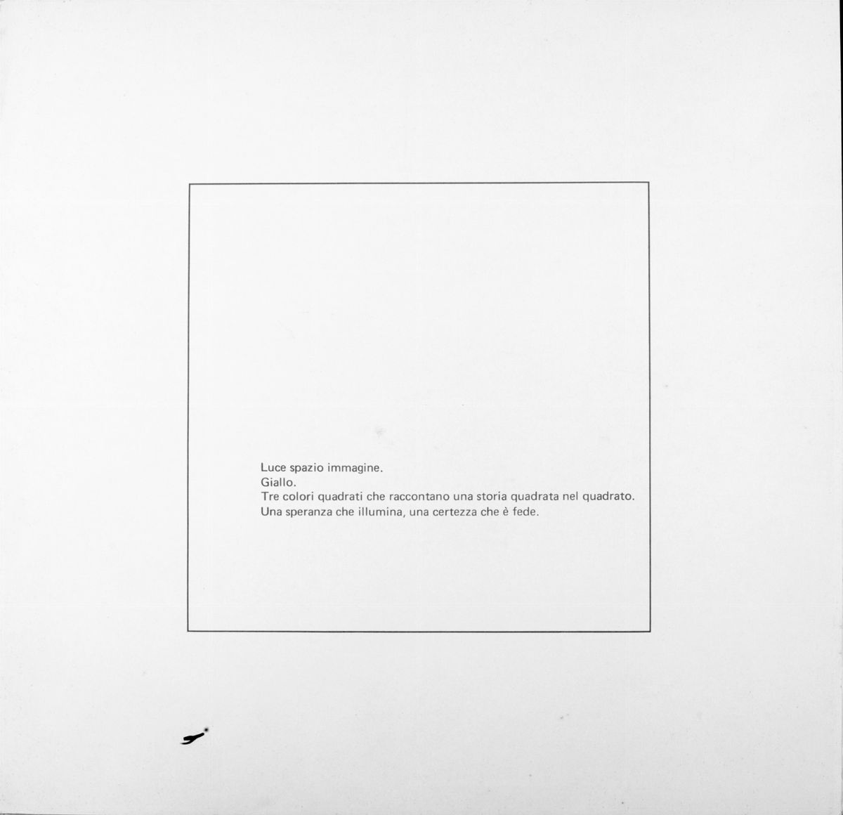 Antonio Calderara - Luce spazio immagine. Giallo, serigrafia a colori, es. 62/99
