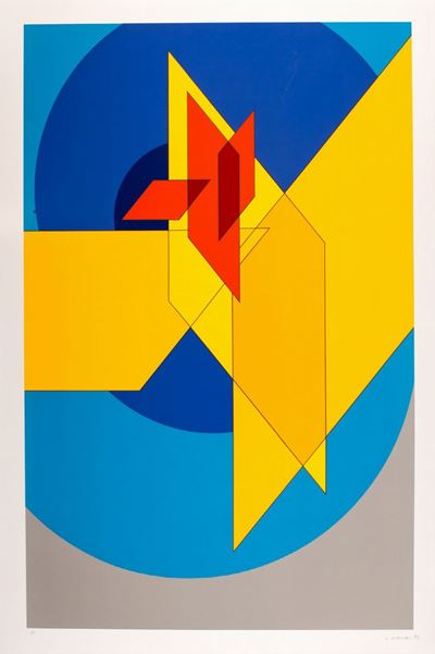 Composizione - Litografia a colori, 1992