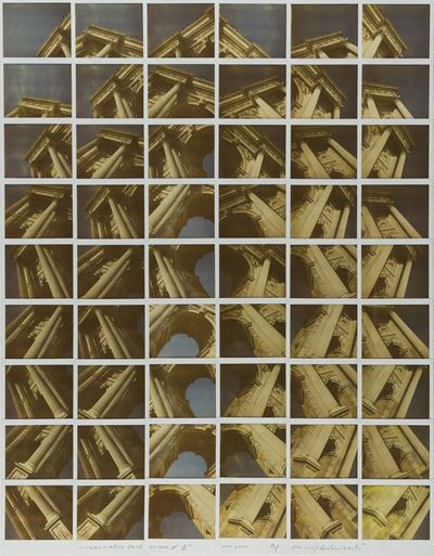 Arco della Pace studio N° 1, 2010, composizione di 54 polaroid