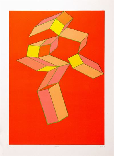 Morbide – Litografia a colori, 1991, es. 14/100