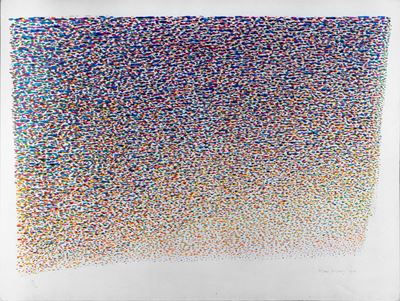 Composizione, serigrafia a colori, es. 19/50, 1976