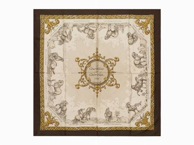 Foulard Courbettes Et Carbrioles (1654)