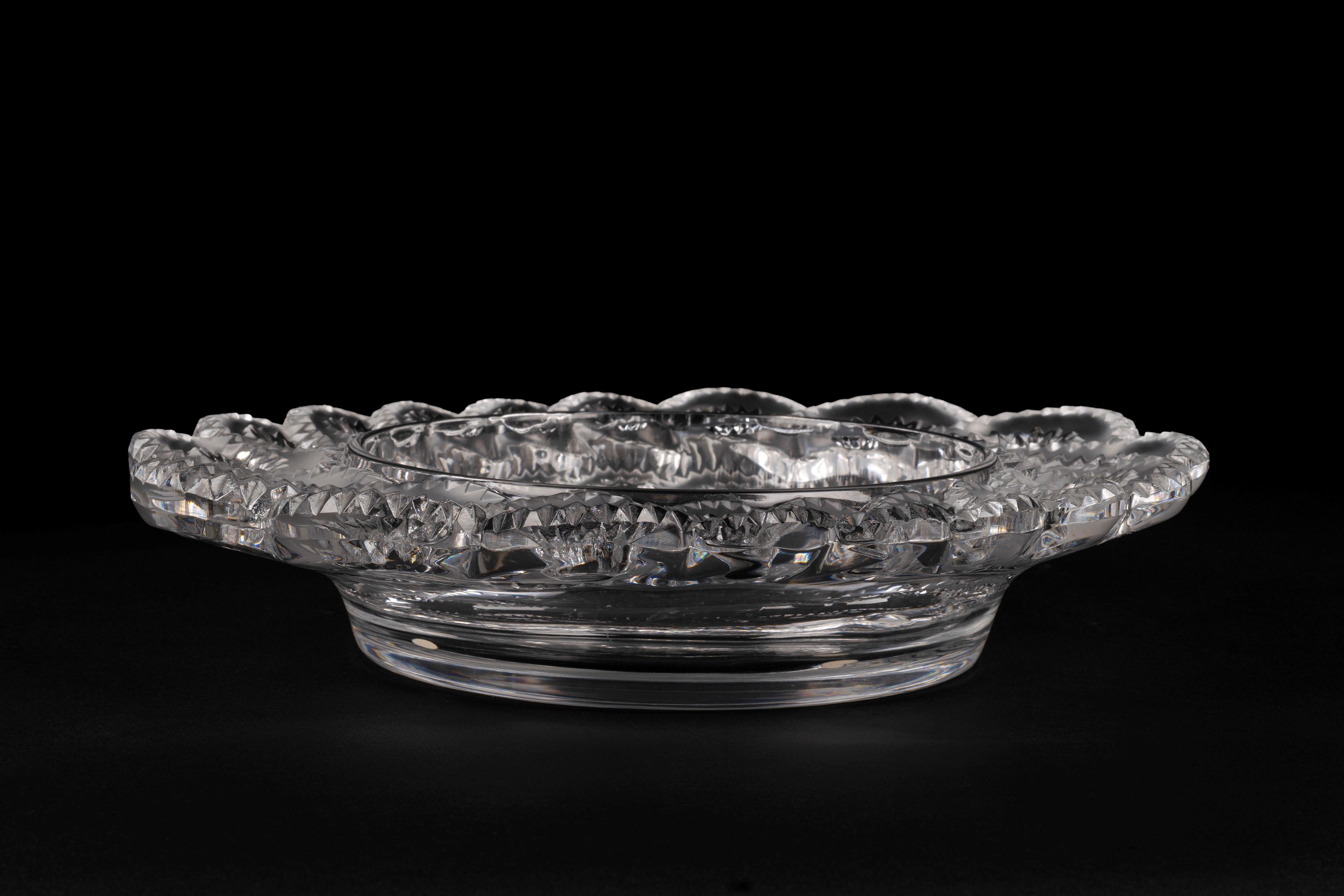 Lalique - Centrotavola Auriac in Cristallo
