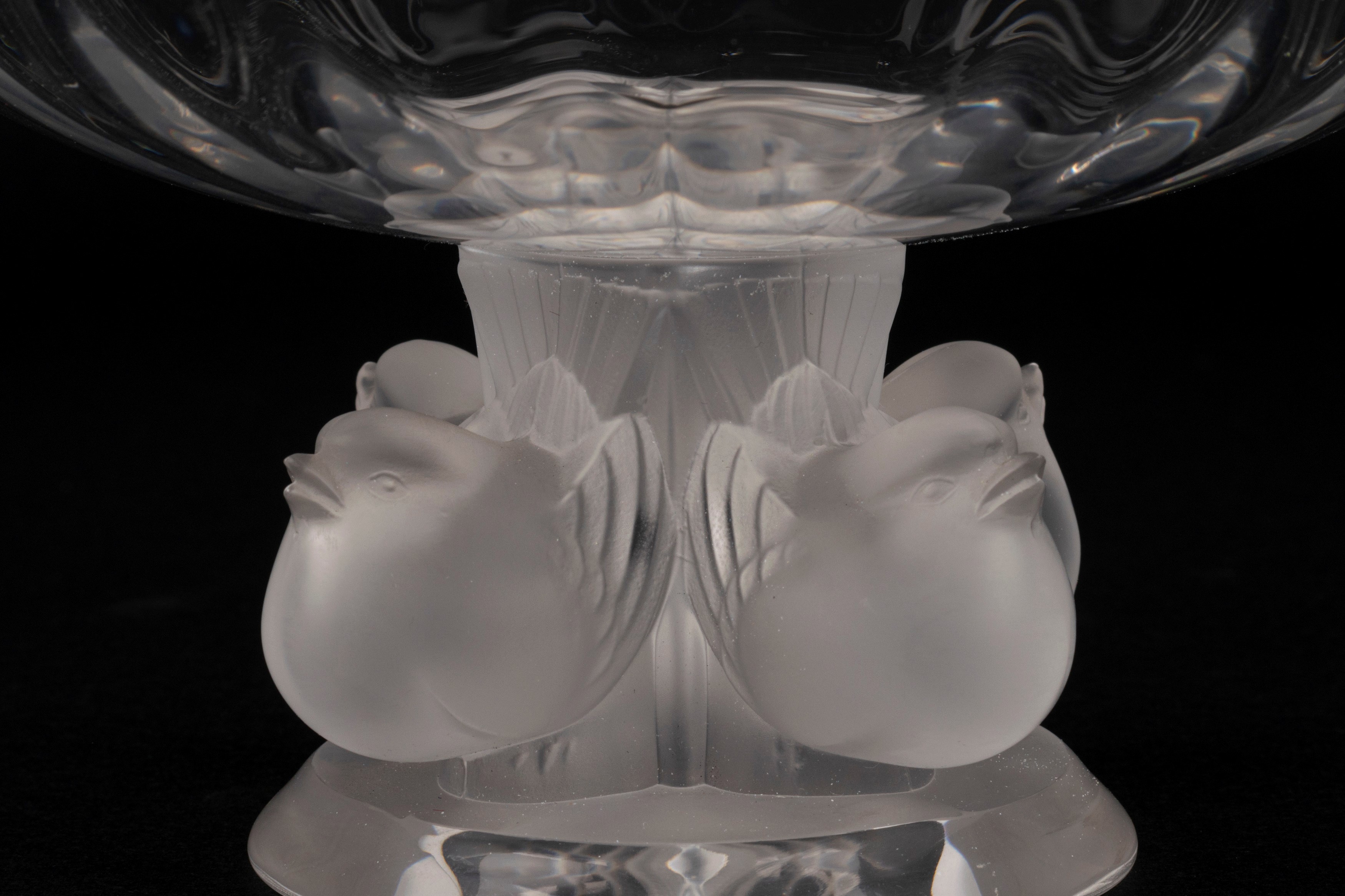 Lalique - Coppa Nogent in Cristallo
