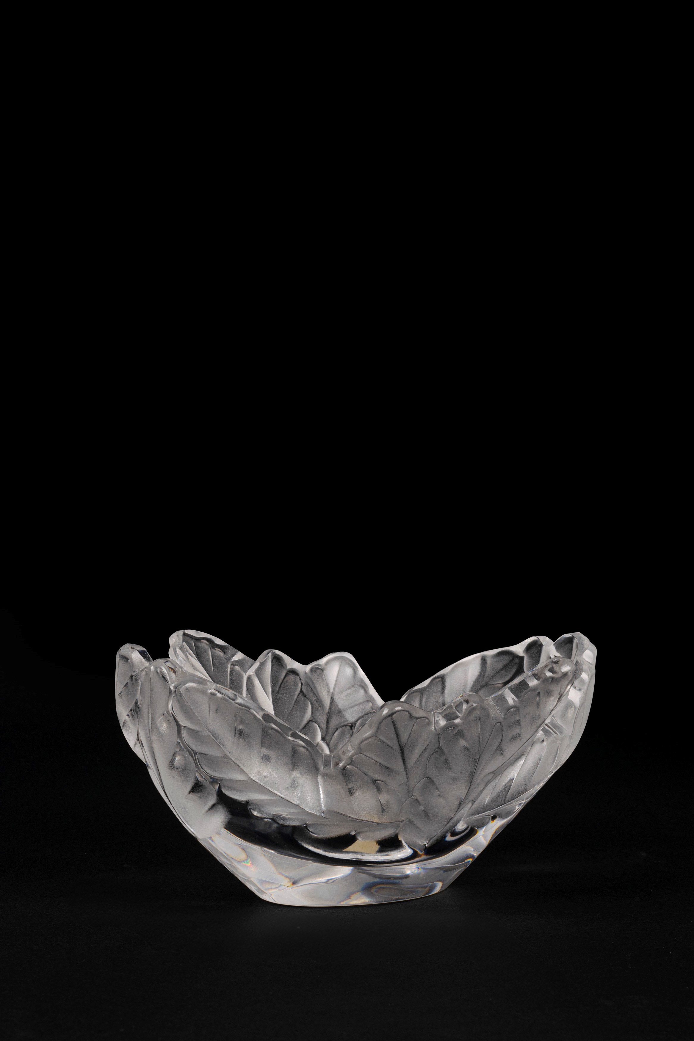Lalique - Centrotavola Compiegne in Cristallo Smerigliato