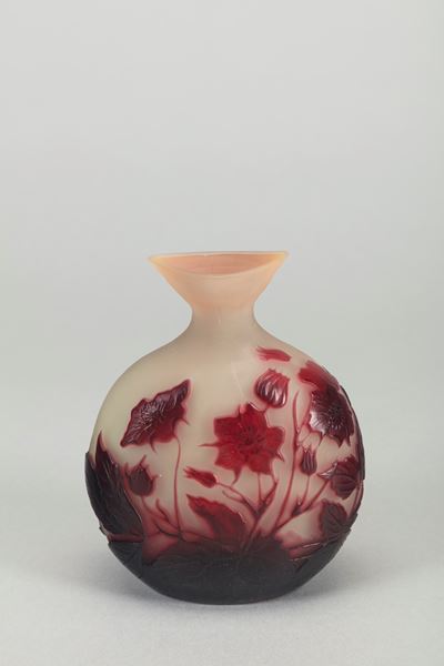 Vaso a Fiasca Com Bocca in Forma di Barchetta